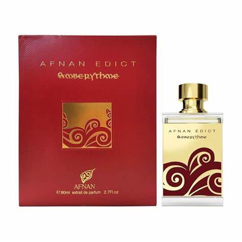 Afnan Perfumes Edict Amberythme Eau de Parfum 80ml Spray