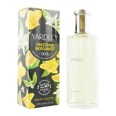 Yardley Freesia & Bergamot Eau de Toilette 125ml Spray