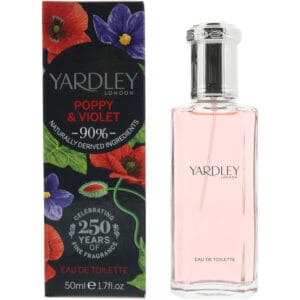 Yardley Poppy & Violet Eau de Toilette 50ml Spray